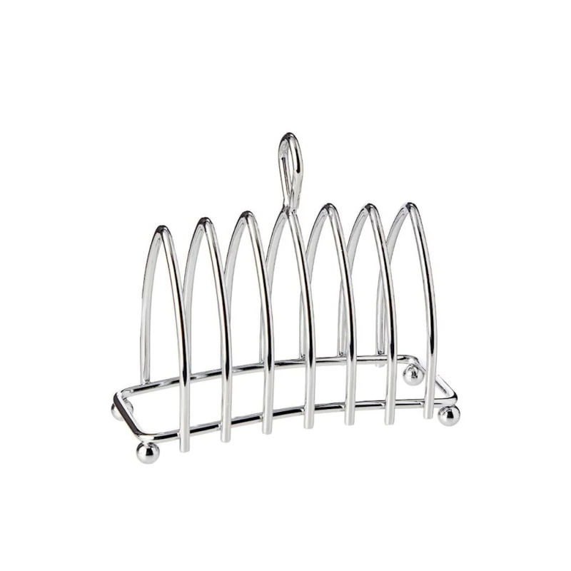 Подставка для тостов Hom-me, нержавеющая сталь, 16x15x7 см, серебристая Подставка для тостов Hom-me, нержавеющая сталь, 16x15x7 см, серебристая