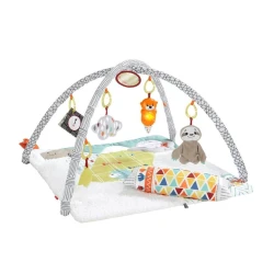 Развивающий коврик Fisher-Price Perfect Sense Deluxe Gym, 10х68х51 см, разноцветный, 0+ месяцев Развивающий коврик Fisher-Price Perfect Sense Deluxe Gym, 10х68х51 см, разноцветный, 0+ месяцев
