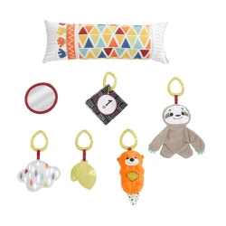 Развивающий коврик Fisher-Price Perfect Sense Deluxe Gym, 10х68х51 см, разноцветный, 0+ месяцев Развивающий коврик Fisher-Price Perfect Sense Deluxe Gym, 10х68х51 см, разноцветный, 0+ месяцев