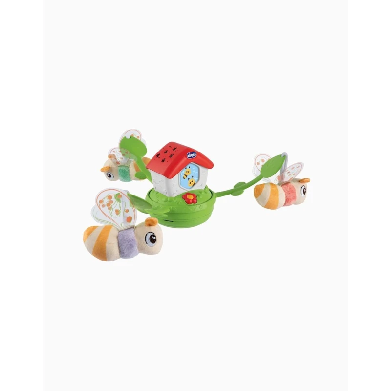 Детский мобиль Chicco Bee Hive Cot Mobile, разноцветный