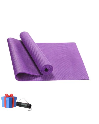 Yoqa üçün xalça Kahn_0073, PVC, bənövşəyi, 173x61x0.5 sm, 300 q
