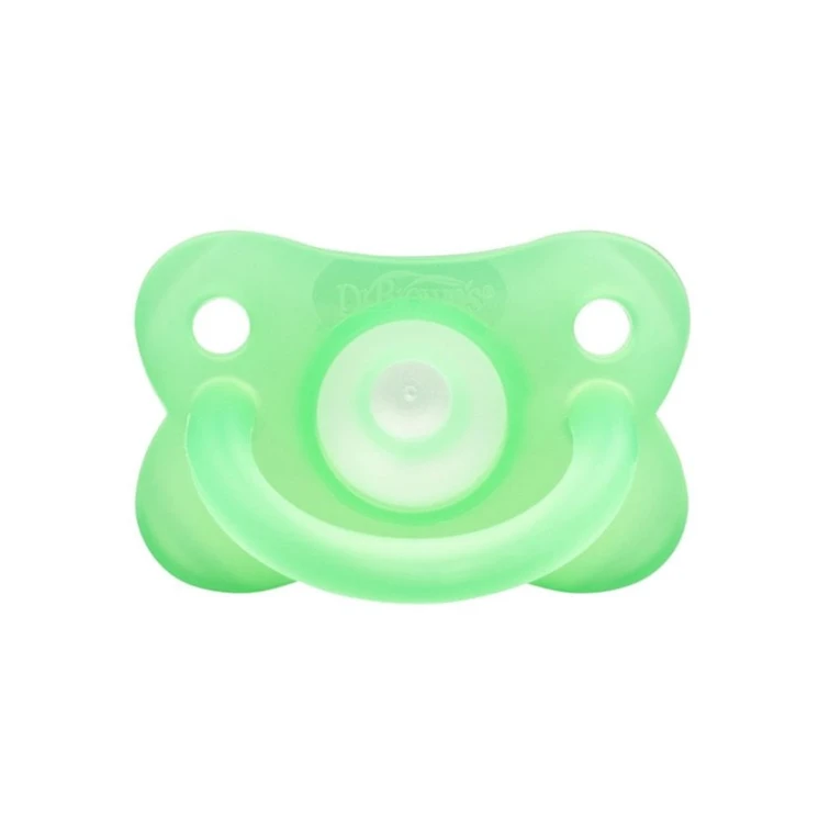 Пустышка Dr.Brown's Preemie для недоношенных детей, 0+ месяцев, силикон, зеленый