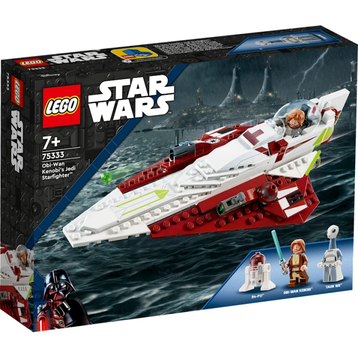 Конструктор LEGO Star Wars Obi-Wan Kenobi's Jedi Starfighter 75333, 7+ лет, 282 элементов