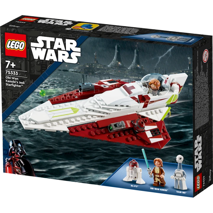 Конструктор LEGO Star Wars Obi-Wan Kenobi's Jedi Starfighter 75333, 7+ лет, 282 элементов