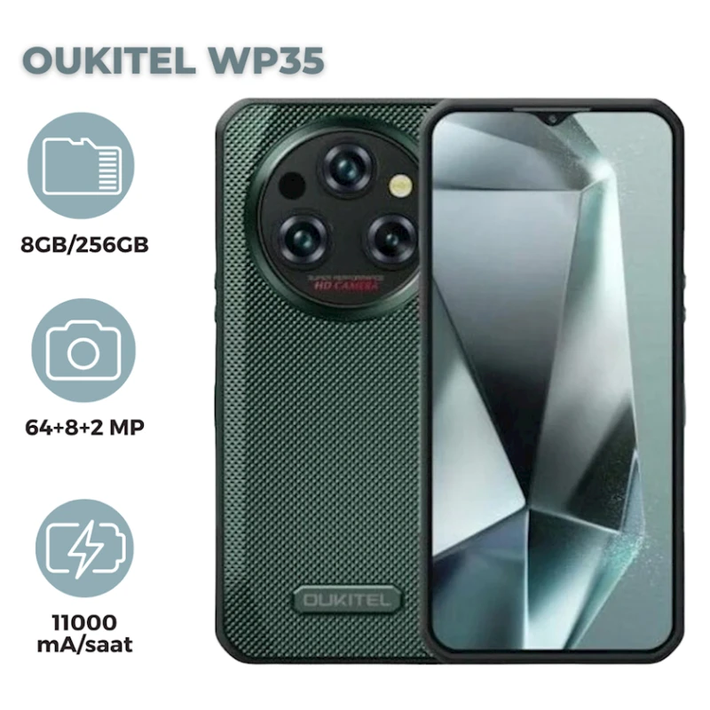 Smartfon Oukitel WP35 8GB/256GB Green Smartfon Oukitel WP35 8GB/256GB Green