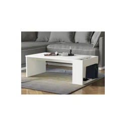 Стеллаж Ev Plus 12115610, ЛДСП, белый, 80x62x30 см