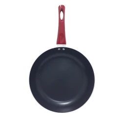 Сковорода TQ22, красная, 22 см