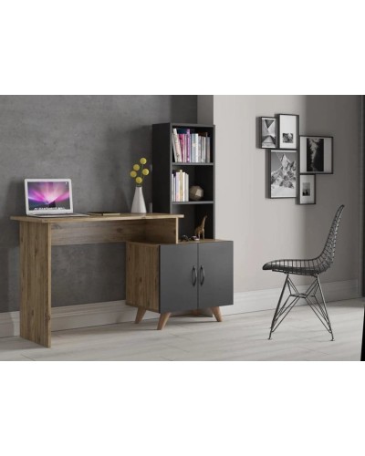 Kompüter masası Ev Plus 12116013, LDSP, 150x45x136 sm