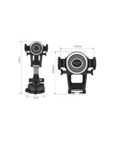 Avtomobil üçün telefon tutacağı Bavin PS45 Black