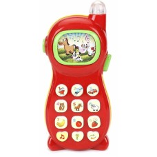 Proyektorlu oyun telefonu Zini, qırmızı, 3+ yaş, 6x15x4 sm