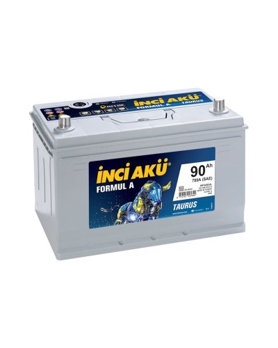 Avtomobil akkumulyatoru İnci Akü FormulA 90 Ah, L+ (1003125)
