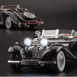 Коллекционная машинка Mercedes Benz, металл/резина, черная Коллекционная машинка Mercedes Benz, металл/резина, черная