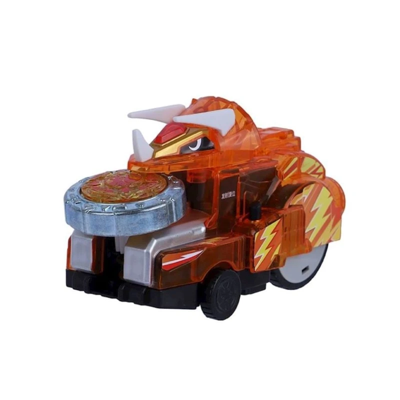 Машинка Miniso Marvelous Dinosaur War Vehicle N-TLM1002, пластик, оранжевая, 7.4х14.4 см