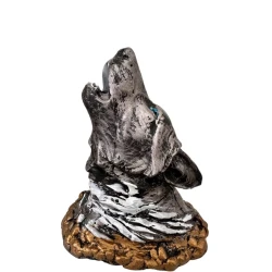 Курильница для благовоний Neon, стекло, серебристый, 14 см