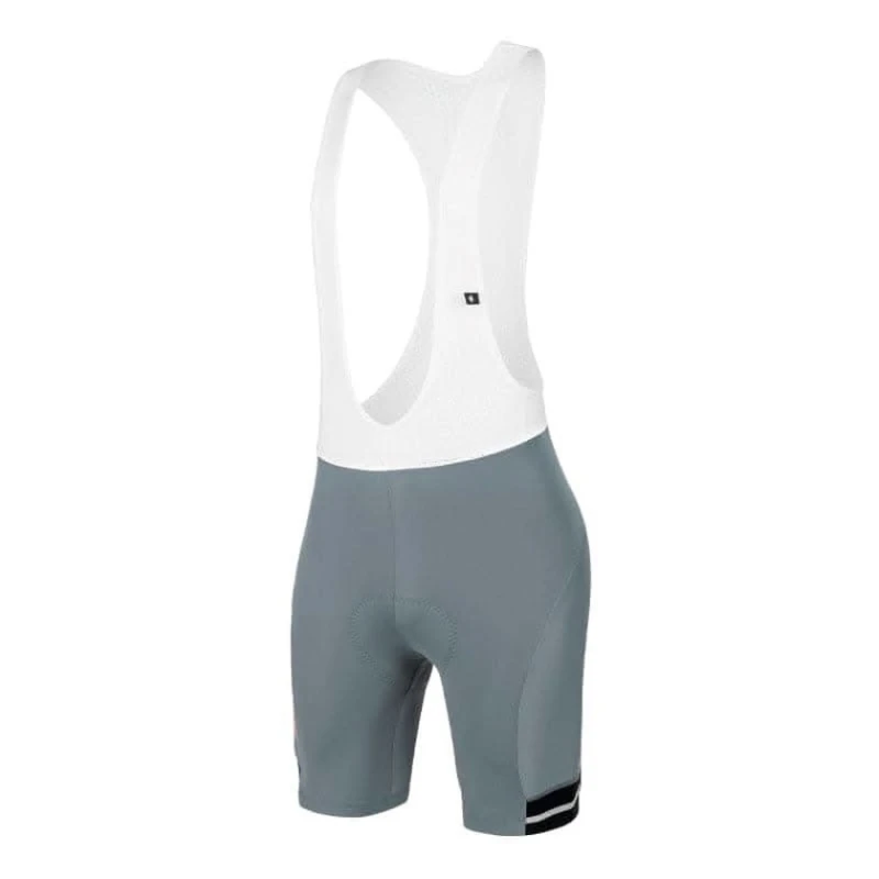 Велошорты Santic WM0C05119G, серые/белые, нейлон/спандекс, размер M