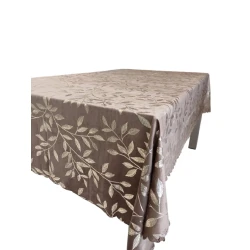Скатерть MM tekstil MM-136, 150x225 см, коричневая