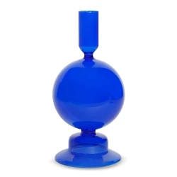 Подсвечник Hom-me 8.5х19 см, стекло, голубой