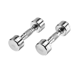 Гантели Kahn_0060, хром, 26x14x12 см, 3x3 кг, 2 шт