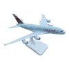 Kolleksiya fiquru Qatar Airbus A380, 17.5x20x10 sm