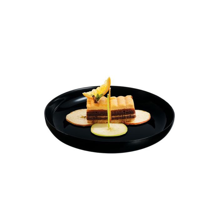 Тарелка для кускуса Luminarc Friend's Time Black круглая, 25 см, стекло, черная - 883314771176