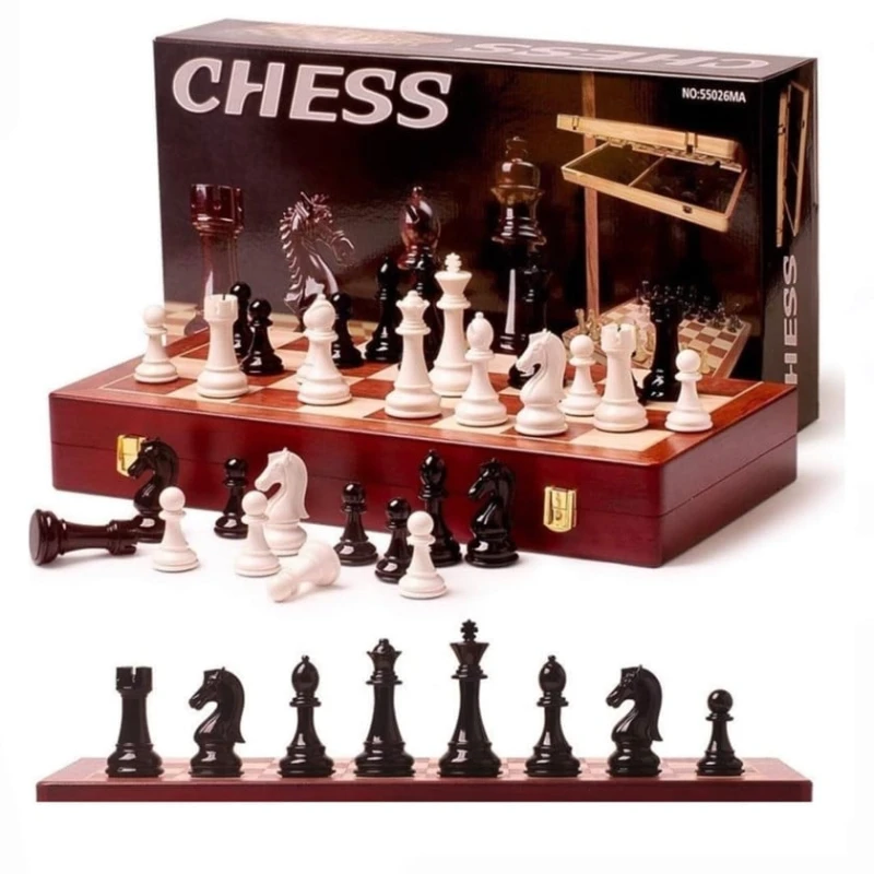 Шахматы WS0541, дерево, 55x55 см Шахматы WS0541, дерево, 55x55 см