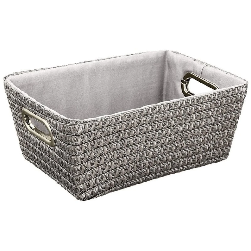 Корзина Webko Chromo, серая, полипропилен/полиэстер, 19.5x12x28 см Корзина Webko Chromo, серая, полипропилен/полиэстер, 19.5x12x28 см