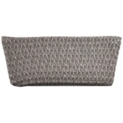 Корзина Webko Chromo, серая, полипропилен/полиэстер, 19.5x12x28 см