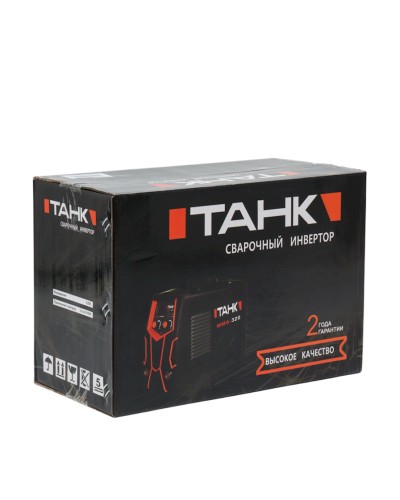 İnverter cihaz qaynaq üçün Tанк MMA-320T, 45x40x38x5 sm, çəki 5 kq, narıncı/qara