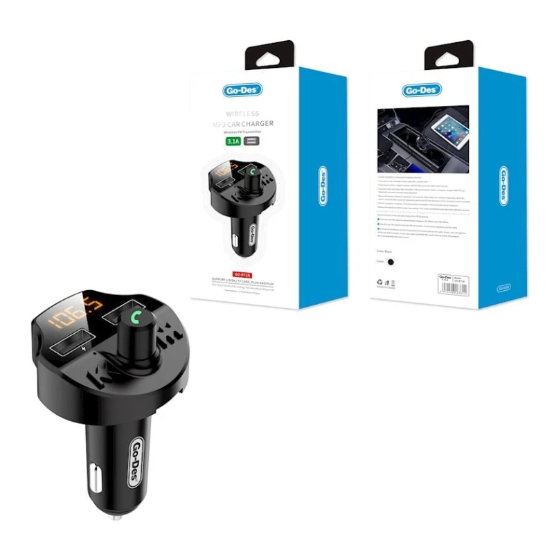 Avtomobil üçün FM transmitter Go-Des GD-BT28