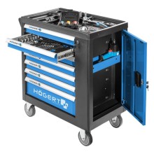 Alətlər üçün qutu-araba Hogert HT7G049, 70х45.5х91 sm