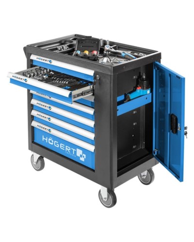Alətlər üçün qutu-araba Hogert HT7G049, 70х45.5х91 sm