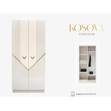 Şkaf Kosova2, yerli istehsal, 90x200x45 sm - AL-62