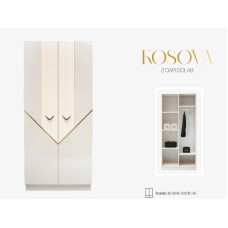 Şkaf Kosova2, yerli istehsal, 90x200x45 sm - AL-62