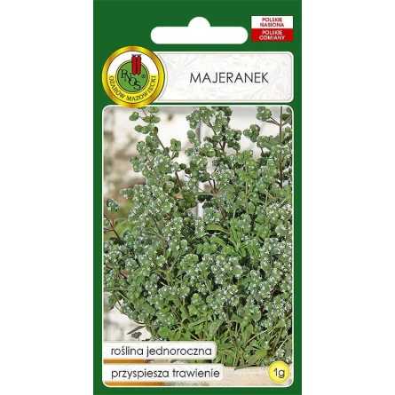 Семена пряных и зеленых трав PNOS Майоран, 1 г Семена пряных и зеленых трав PNOS Майоран, 1 г