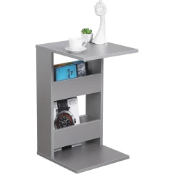 Jurnal masası Art-88, 35x40x60 sm, laminat, boz