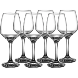 Набор бокалов Pasabahce Isabella, 0.4 л, для вина, стекло, 6 шт, прозрачный Набор бокалов Pasabahce Isabella, 0.4 л, для вина, стекло, 6 шт, прозрачный