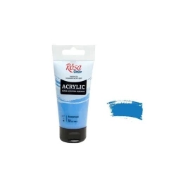 Акриловая краска художественная Rosa Studio 417, голубой, 75 мл