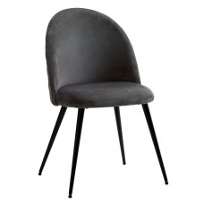Stul JYSK Kokkedal, 50х54х84 sm, boz/qara, 2 əd