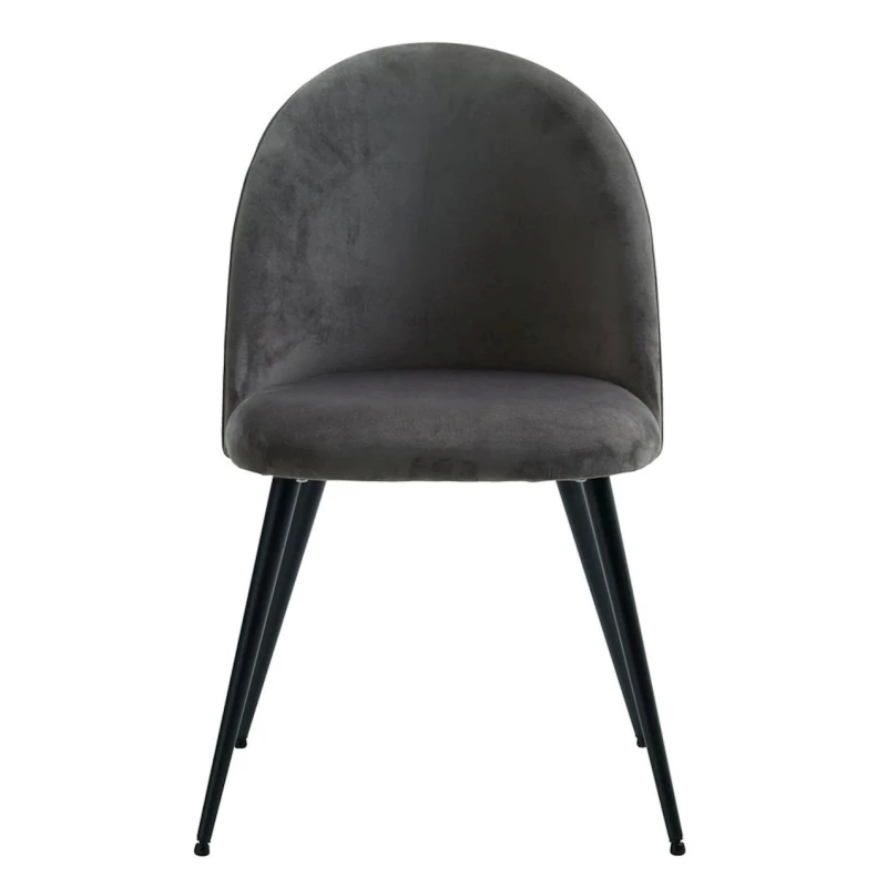 Стул JYSK Kokkedal, 50х54х84 см, серый/черный, 2 шт Стул JYSK Kokkedal, 50х54х84 см, серый/черный, 2 шт