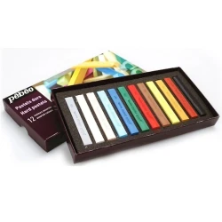 Сухая пастель Pebeo, твердая, 12шт