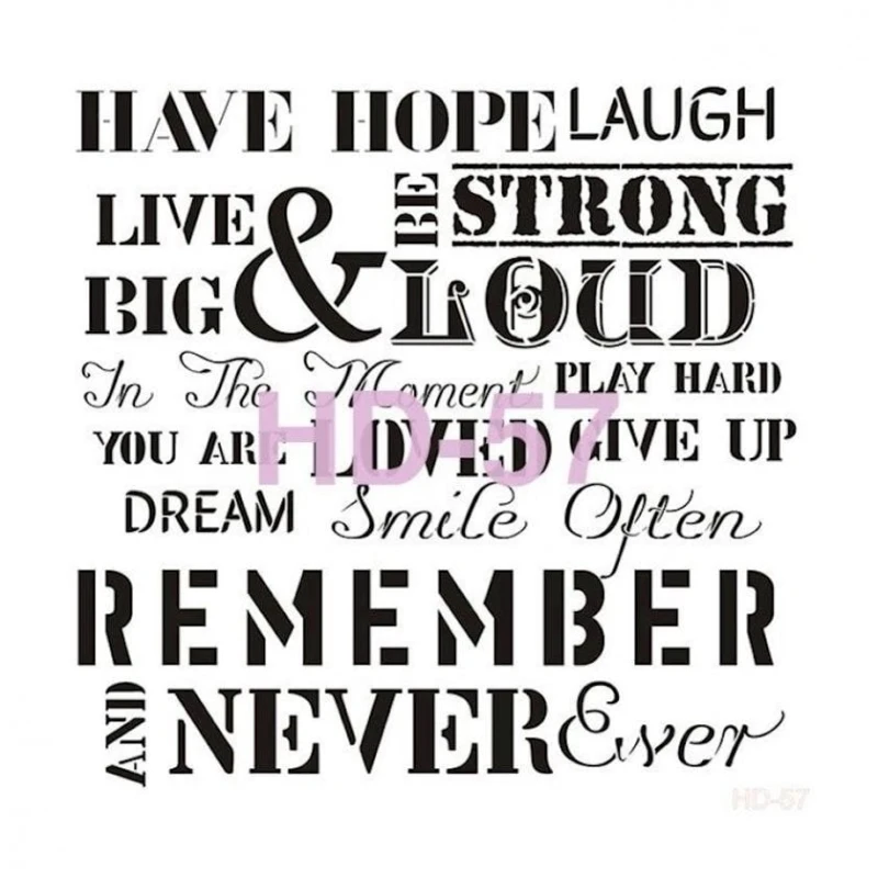 Трафарет интерьерный Home Decor Serie HD-157, 45х45 Трафарет интерьерный Home Decor Serie HD-157, 45х45