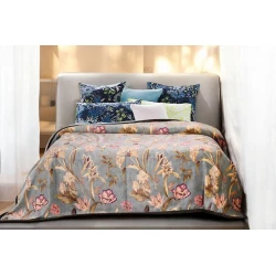 Покрывало Luxe Cotton 000727, двуспальное, 200х230 см, разноцветное