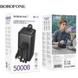 Xarici akkumulyator Borofone BJ79C Black 50000 mAh