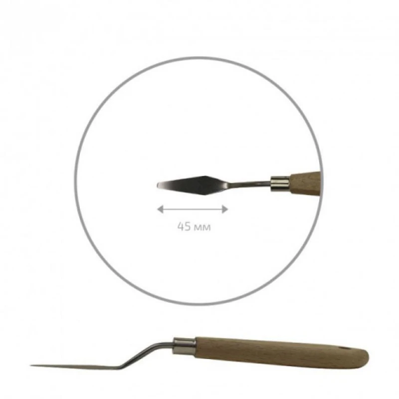 Мастихин Rosa Studio 11924, нержавеющая сталь/дерево, ромб, 4.5 см Мастихин Rosa Studio 11924, нержавеющая сталь/дерево, ромб, 4.5 см