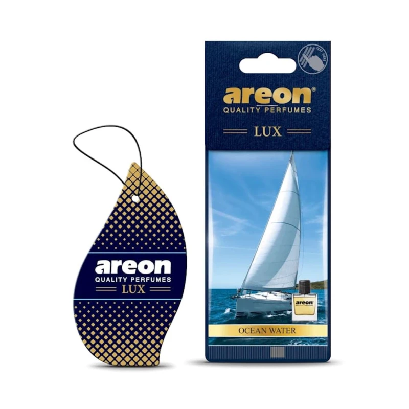 Ароматизатор для автомобиля Areon Lux Ocean Water, подвесной Ароматизатор для автомобиля Areon Lux Ocean Water, подвесной