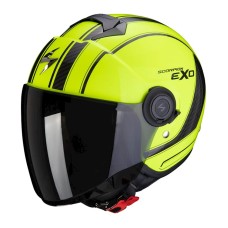 Motosiklet dəbilqəsi Scorpion EXO-City Scoot Neon Yellow-Black M