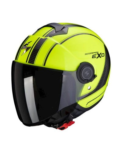 Motosiklet dəbilqəsi Scorpion EXO-City Scoot Neon Yellow-Black M
