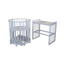 Детская кроватка Лаура 9in1, белая