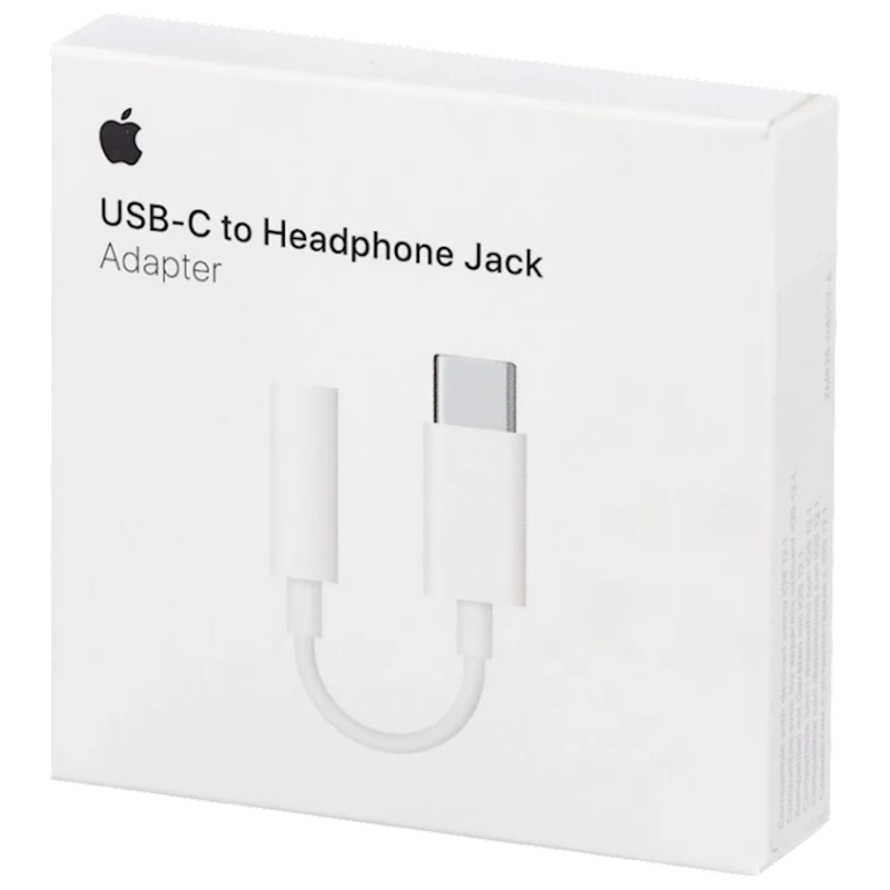 Переходник USB Type-C - Mini jack 3.5 mm, белый