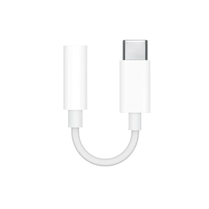 Переходник USB Type-C - Mini jack 3.5 mm, белый